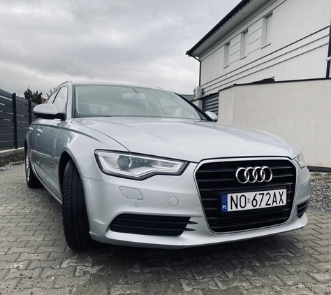 Audi A6 cena 56950 przebieg: 240000, rok produkcji 2013 z Warszawa małe 704